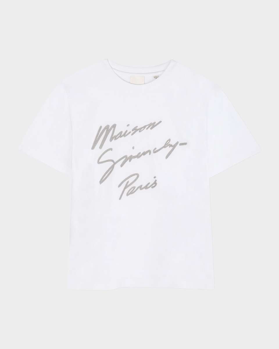 Boy's Short-Sleeve Script Logo T-Shirt, Size 8-14